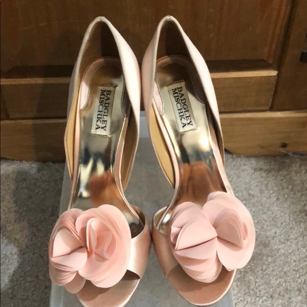 Beautiful, Badgley Mischka heels.